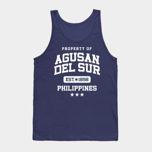 Agusan del Sur - Property of the Philippines Shirt (WHITE) Tank Top